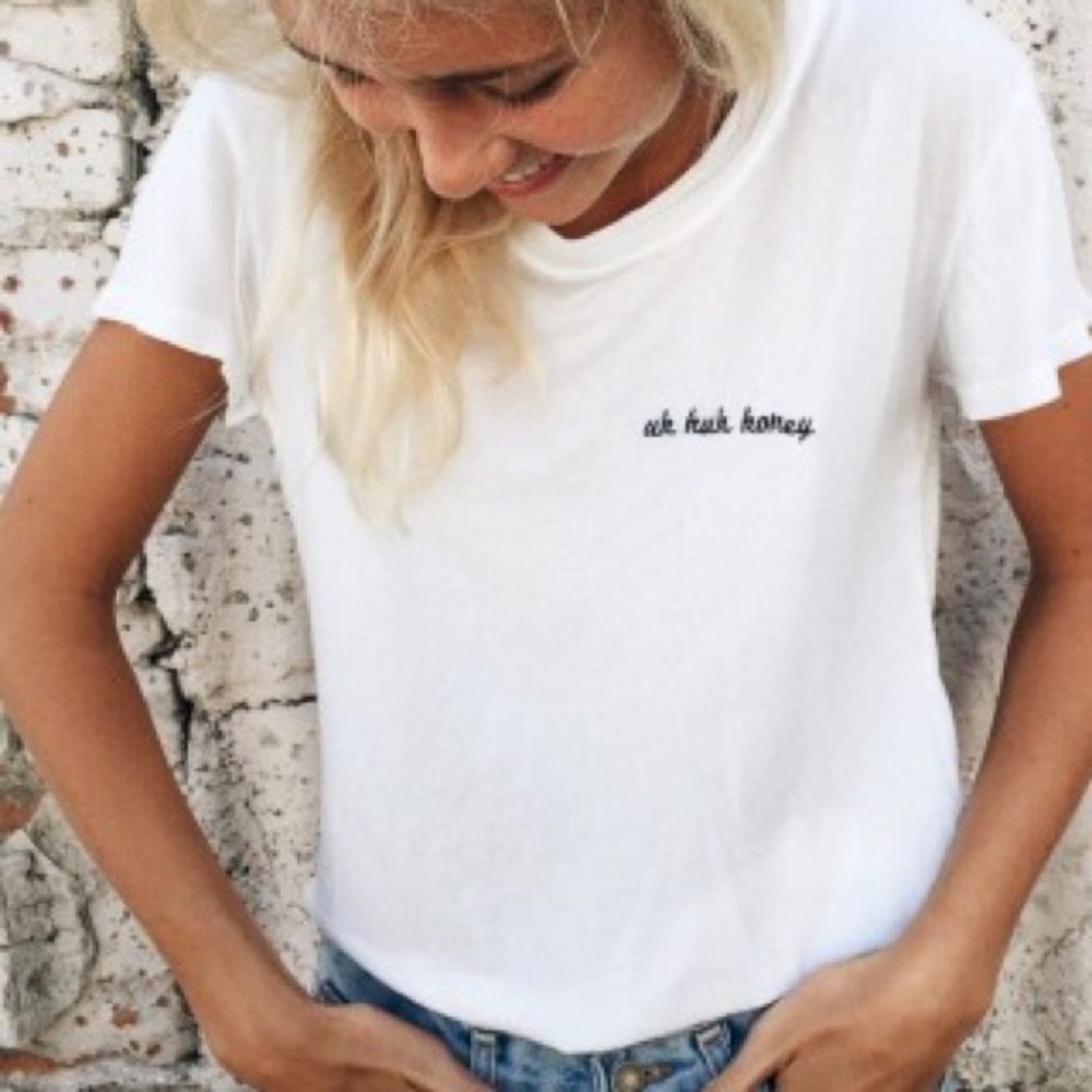 Brandy Melville “uh huh honey” t-shirt